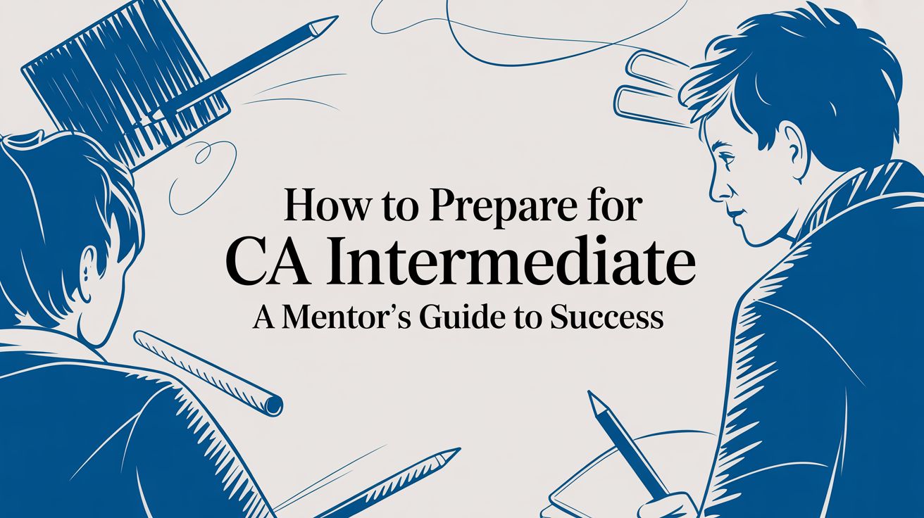 A Mentor’s Guide on How to Prepare for CA Intermediate and Achieve Exam Success